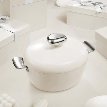 Velosan VE00601-HW Pebble Series Nonstick 8'' Dutch Oven With Lid