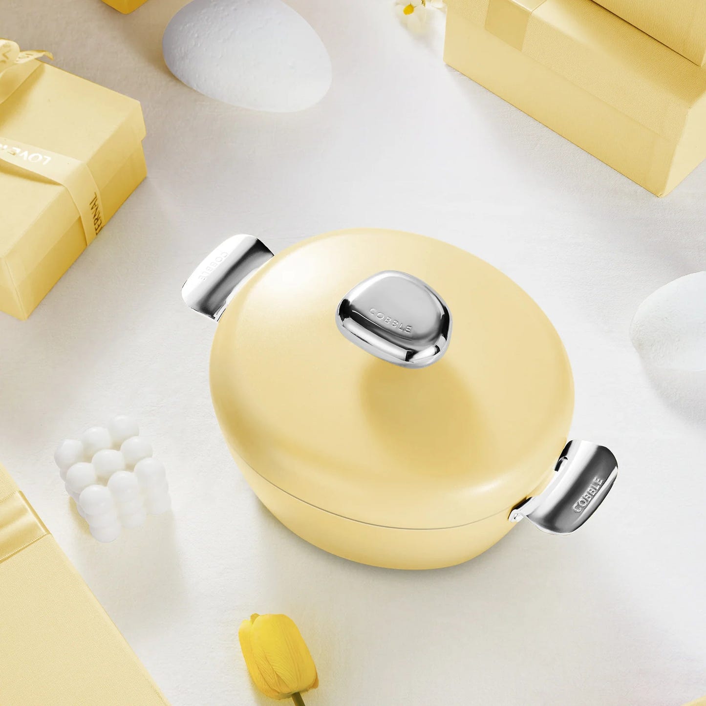 Velosan VE00601-HW Pebble Series Nonstick 8'' Dutch Oven With Lid