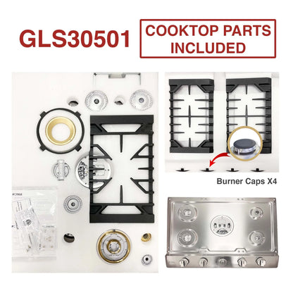 GLS30501 丨 30" Gas Cooktop