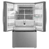 Midea MRF29D9BST French Door Refrigerator, 36 inch Width, 28.9 cu. ft. Capacity, Water Dispenser (Exterior), Ice Dispenser (Thru Door), ENERGY STAR Certified, Stainless Steel colour