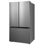 Midea MRF32I6BST French Door Refrigerator, 36 inch Width, 31.5 cu. ft. Capacity, Water Dispenser (Interior), Ice Dispenser (Freezer Located), ENERGY STAR Certified, Stainless Steel colour