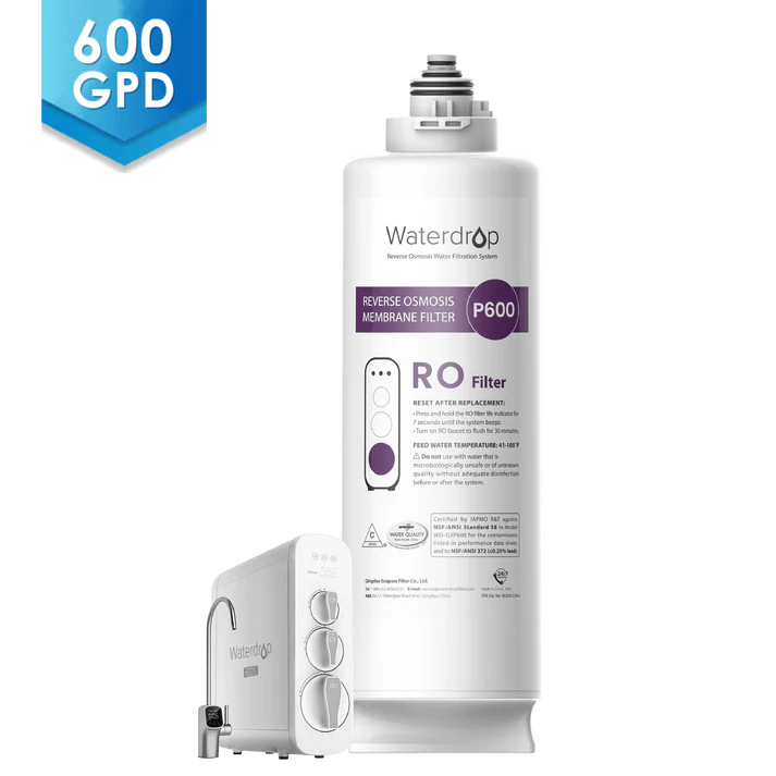 WD-G3P600-RO Filter for Waterdrop G3P600 Reverse Osmosis System | 600GPD