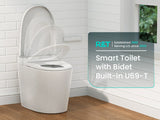 R&T U69-T Smart Bidet Toilet With Bidet Built-in