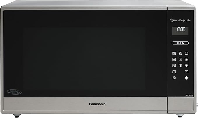 Panasonic NNSE995SC Countertop Microwave, 24 inch Exterior Width, 2.2 cu. ft. Capacity, 1,200 W Watts, Stainless Steel colour Cyclonic Inverter