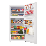 Midea MRT14D2BWW Top Freezer Refrigerator