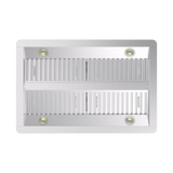 Vesta BRATISLAVA Stainless Steel 36" Island Range Hood bottom view