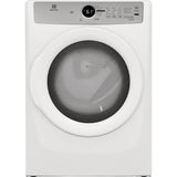 Electrolux ELFE733CAW Electric Dryer, 8 cu. ft. Dryer Capacity, 7 Dry Cycles, 5 Temperature Settings, Vented, Stackable, White colour