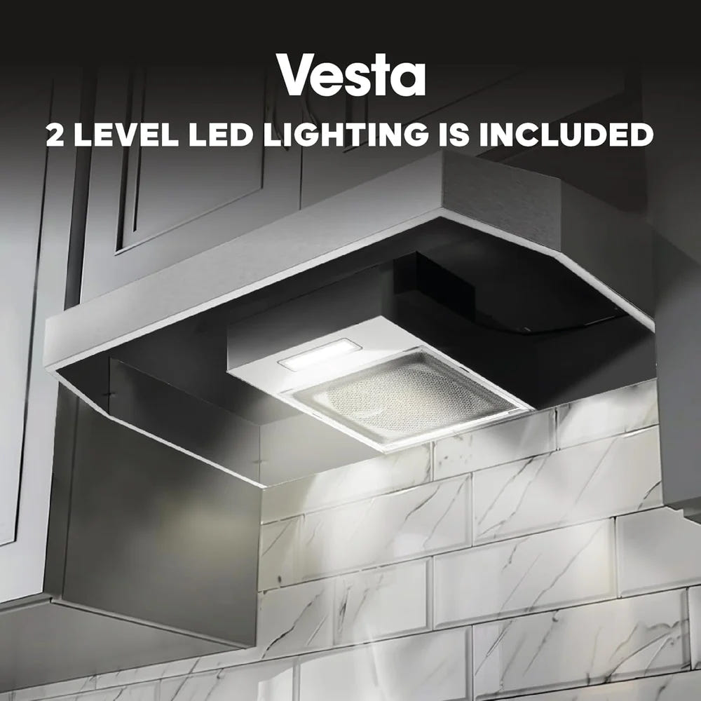 Vesta CINCINNATI 30" Stainless Steel Under Cabinet Range Hood