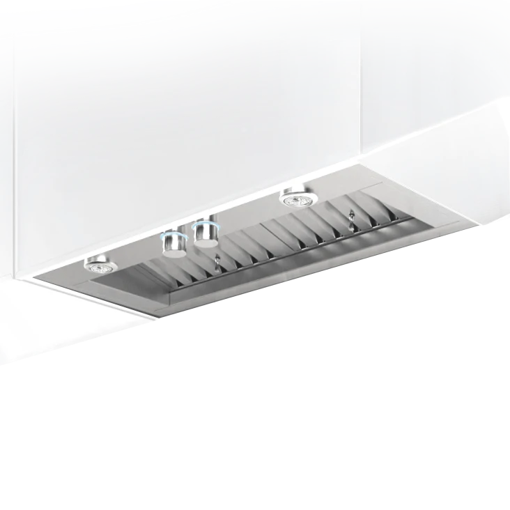 Elica ETR628SS Cabinet Insert, 28 inch Exterior Width, 600 CFM, LED, Baffle Filter, Stainless Steel colour (Copy)