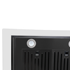 Amsterdam 800CFM 30'' Black Stainless Steel Wall Mount Range Hoods