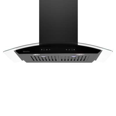 Amsterdam 800CFM 36'' Black Stainless Steel Wall Mount Range Hoods