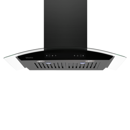 Amsterdam 800CFM 36'' Black Stainless Steel Wall Mount Range Hoods