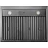 FRANKFURT-BS-30 30" Black Stainless Steel Wall Mount Range Hood