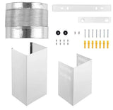 Vesta Milan 30" 1000 CFM Stainless Steel Wall Mount Range Hood - Parts View