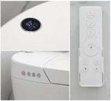 R&T E16 Tankless Smart Bidet Toilet Auto Dual Flush 1.1/1.6-GPF with Remote Control