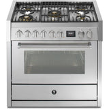 Steel 36" GENESI series Dual Fuel Range GQY9S-4M
