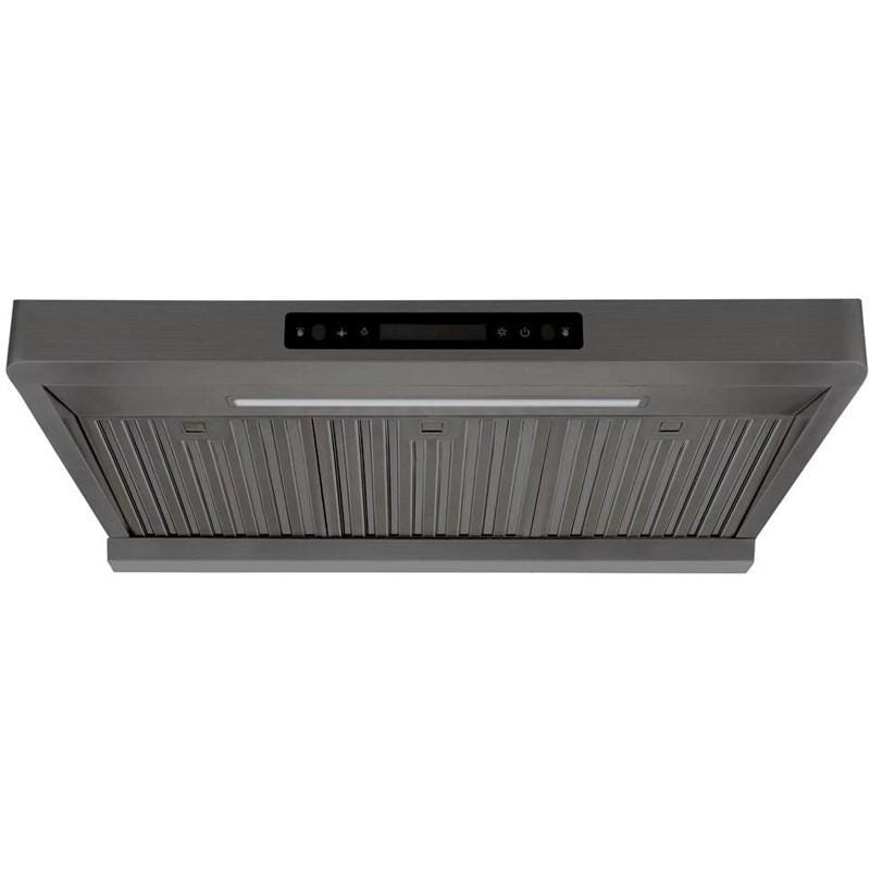 Alexandria 860CFM 30'' Black Stainless Steel Under Cabinet Range Hoods