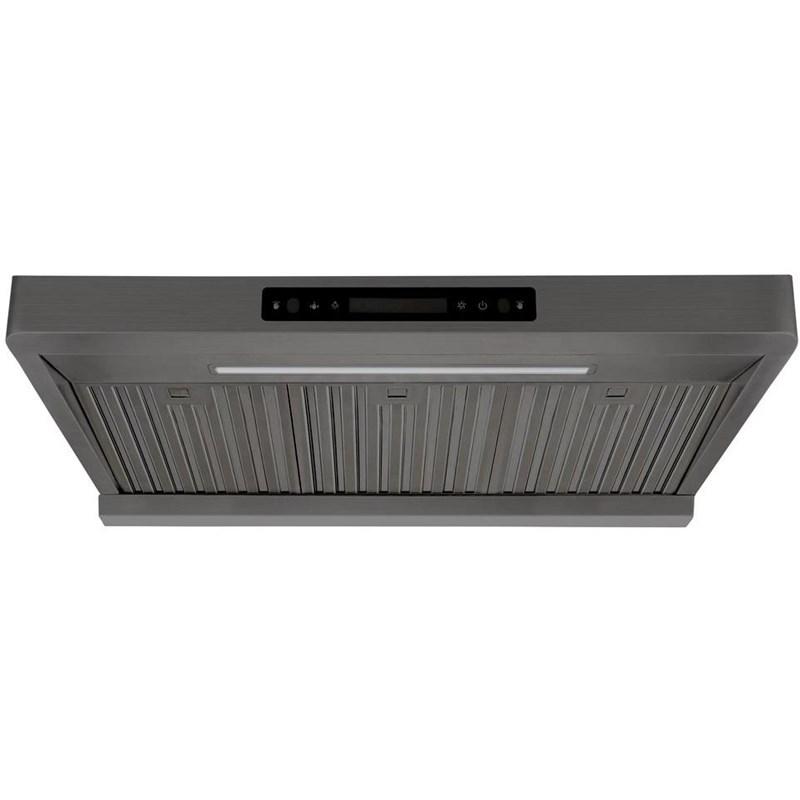 Alexandria 860CFM 30'' Black Stainless Steel Under Cabinet Range Hoods