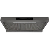 Alexandria 860CFM 30'' Black Stainless Steel Under Cabinet Range Hoods