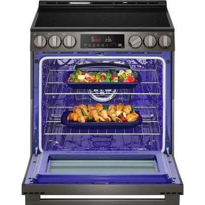 LG LSEL6333ZE Electric Range, 6.3 cu. ft. Capacity, 30 inch, 5 Burner, 3200W