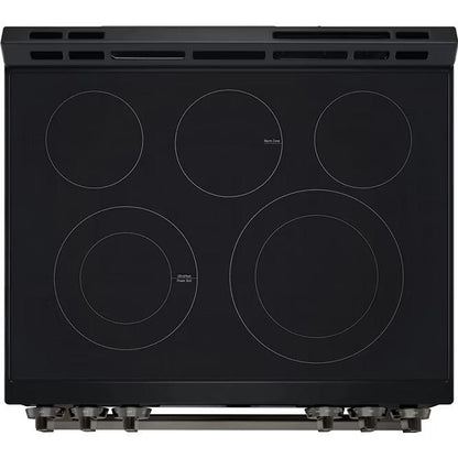 LG LSEL6333ZE Electric Range, 6.3 cu. ft. Capacity, 30 inch, 5 Burner, 3200W
