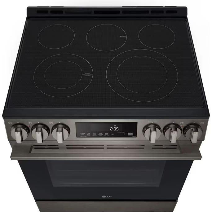 LG LSEL6333ZE Electric Range, 6.3 cu. ft. Capacity, 30 inch, 5 Burner, 3200W