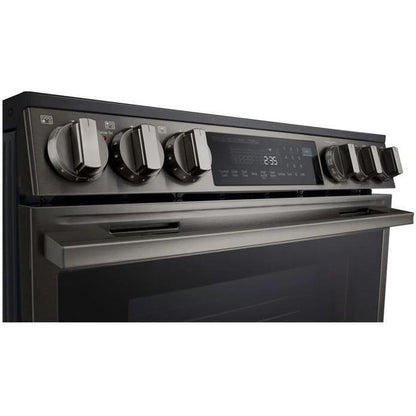 LG LSEL6335ZE Electric Range, 6.3 cu. ft. Capacity, 30 inch Exterior Width, Convection, 5 Burners, Storage Drawer, Air Fry, Self Clean, 3,200 Watts Highest Burner Element, Stainless Steel