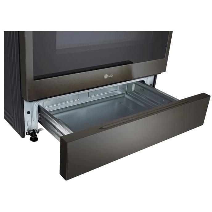 LG LSEL6335ZE Electric Range, 6.3 cu. ft. Capacity, 30 inch Exterior Width, Convection, 5 Burners, Storage Drawer, Air Fry, Self Clean, 3,200 Watts Highest Burner Element, Stainless Steel