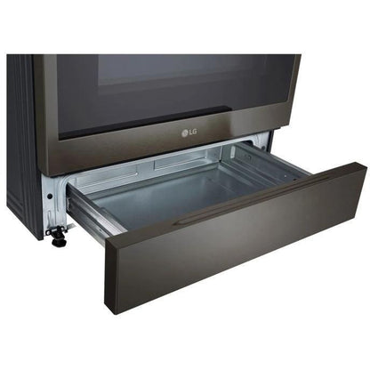 LG LSEL6335ZE Electric Range, 6.3 cu. ft. Capacity, 30 inch Exterior Width, Convection, 5 Burners, Storage Drawer, Air Fry, Self Clean, 3,200 Watts Highest Burner Element, Stainless Steel