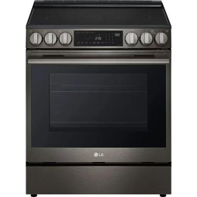 LG LSEL6335ZE Electric Range, 6.3 cu. ft. Capacity, 30 inch Exterior Width, Convection, 5 Burners, Storage Drawer, Air Fry, Self Clean, 3,200 Watts Highest Burner Element, Stainless Steel