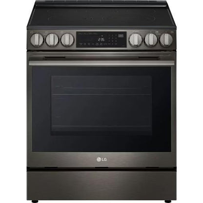 LG LSEL6335ZE Electric Range, 6.3 cu. ft. Capacity, 30 inch Exterior Width, Convection, 5 Burners, Storage Drawer, Air Fry, Self Clean, 3,200 Watts Highest Burner Element, Stainless Steel