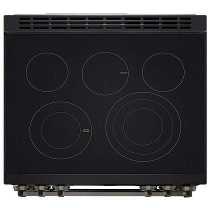 LG LSEL6335ZE Electric Range, 6.3 cu. ft. Capacity, 30 inch Exterior Width, Convection, 5 Burners, Storage Drawer, Air Fry, Self Clean, 3,200 Watts Highest Burner Element, Stainless Steel