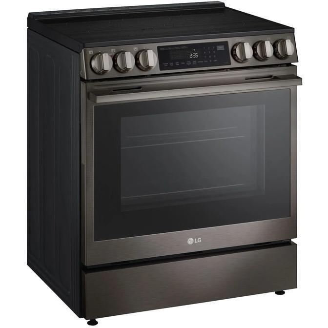 LG LSEL6335ZE Electric Range, 6.3 cu. ft. Capacity, 30 inch Exterior Width, Convection, 5 Burners, Storage Drawer, Air Fry, Self Clean, 3,200 Watts Highest Burner Element, Stainless Steel