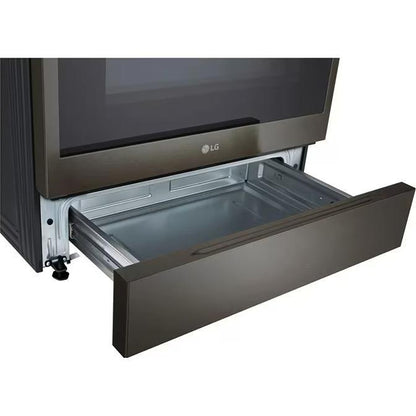 LG LSGL6335Z 燃气灶，6.3 立方英尺容量，30 英寸外部宽度，自清洁，对流，5 个燃烧器，储物抽屉，空气炸锅，20,000 BTU