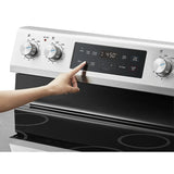 Midea MER30B14ASTC Electric Range, 6.3 cu. ft. Capacity, 30 inch Exterior Width, 4 Burners, Storage Drawer, Manual Clean, 1,800 W Highest Element, Stainless Steel colour