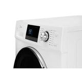 Midea MLH27N5AWWC Front Load Washer, 24 inch Width, 3.1 cu. ft. Washer Capacity, 1,300 RPM Washer Spin Speed, 16 Wash Cycles, 5 Temperature Settings, Water Heater, ENERGY STAR Certified, White colour
