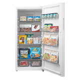 Midea MRU21F6AWW Upright Freezer, 30 inch Width, 21.0 cu. ft. Capacity, Frost Free, ENERGY STAR Certified, Reversible Door, Interior Light (Freezer), Convertible Fridge/Freezer, White colour
