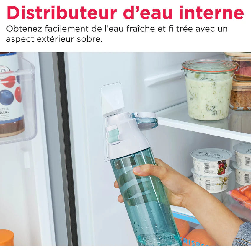 Frigidaire 17.6 立方英尺台面深度法式门冰箱 FRFG1723AV