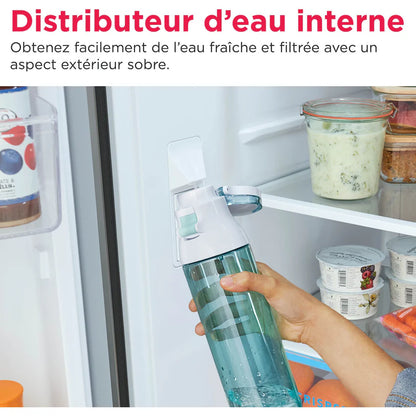 Frigidaire 17.6 立方英尺台面深度法式门冰箱 FRFG1723AV