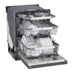 LG LDNPM654D Dishwasher 24" Top Control QuadWash Pro 3 Racks 44 dBA