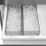 Midea MRF27I6BST Counter Depth French Door Refrigerator, 36 inch Width, 26.5 cu. ft. Capacity, Counter Depth, Water Dispenser (Interior), Ice Dispenser (Freezer Located), ENERGY STAR Certified, Stainless Steel colour