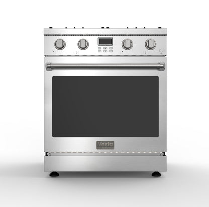 Alberta 30'' Stainless Steel Professional Freestanding Full Gas Ranges