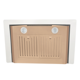 Amsterdam 800CFM 36'' Gold Stainless Steel Wall Mount Range Hoods - Bottom View