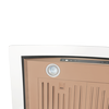 Amsterdam 800CFM 30'' Gold Stainless Steel Wall Mount Range Hoods