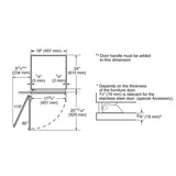 Bosch Benchmark Series B18IF905SP Built In Freezer, 18 inch Width, ENERGY STAR Certified, Ice Maker, 9 cu. ft. Capacity, Frost Free, Interior Light (Freezer), Reversible Door, Panel Ready