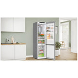 Bosch 500 Series B24CB50ESS Bottom Freezer Refrigerator, 24 inch Width, Counter Depth, ENERGY STAR Certified, 14.1 cu. ft. Capacity, Stainless Steel colour