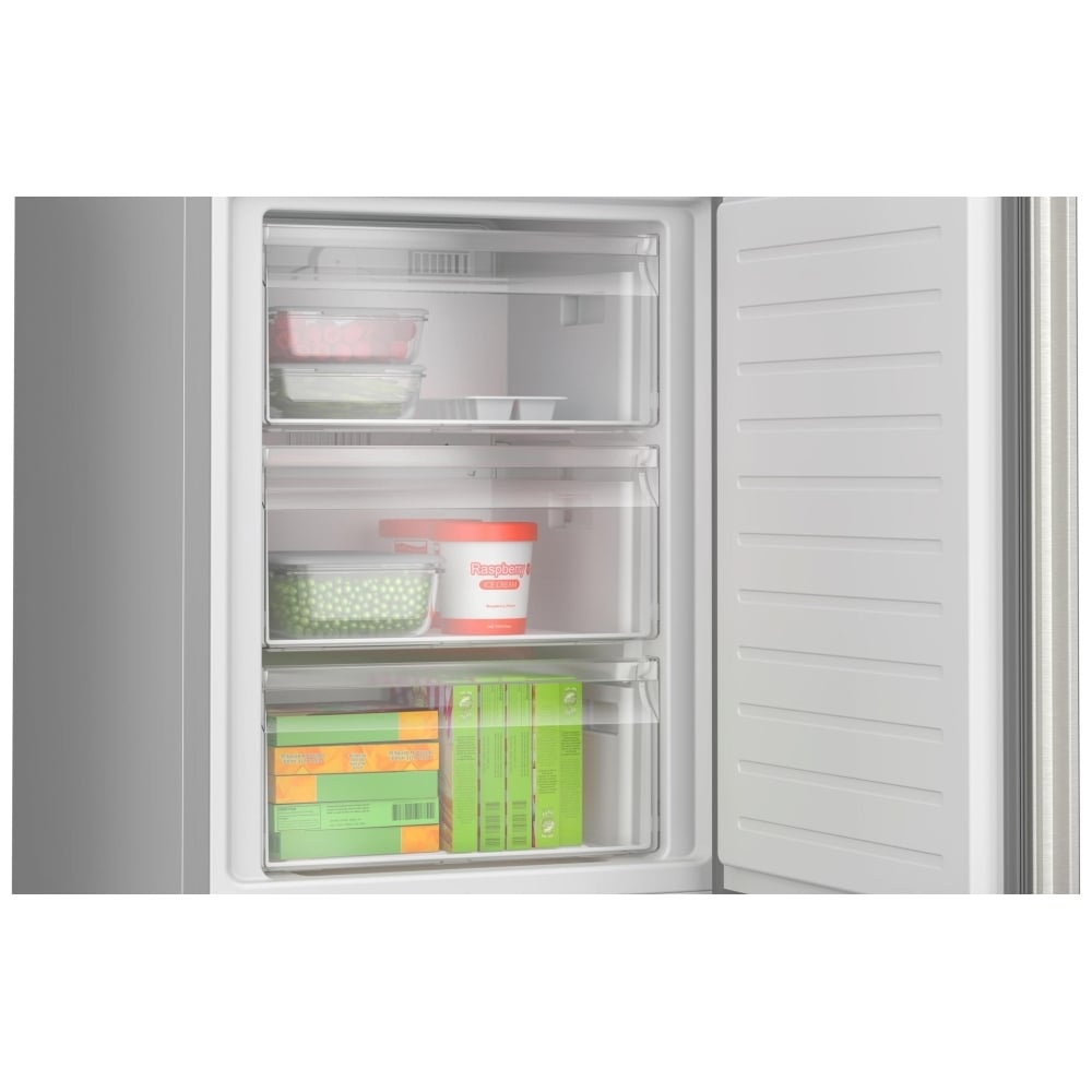 500 Series Freestanding Bottom Freezer Refrigerator, 24" Brushed steel anti-fingerprint B24CB50ESS