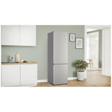 Bosch 500 Series B24CB50ESS Bottom Freezer Refrigerator, 24 inch Width, Counter Depth, ENERGY STAR Certified, 14.1 cu. ft. Capacity, Stainless Steel colour