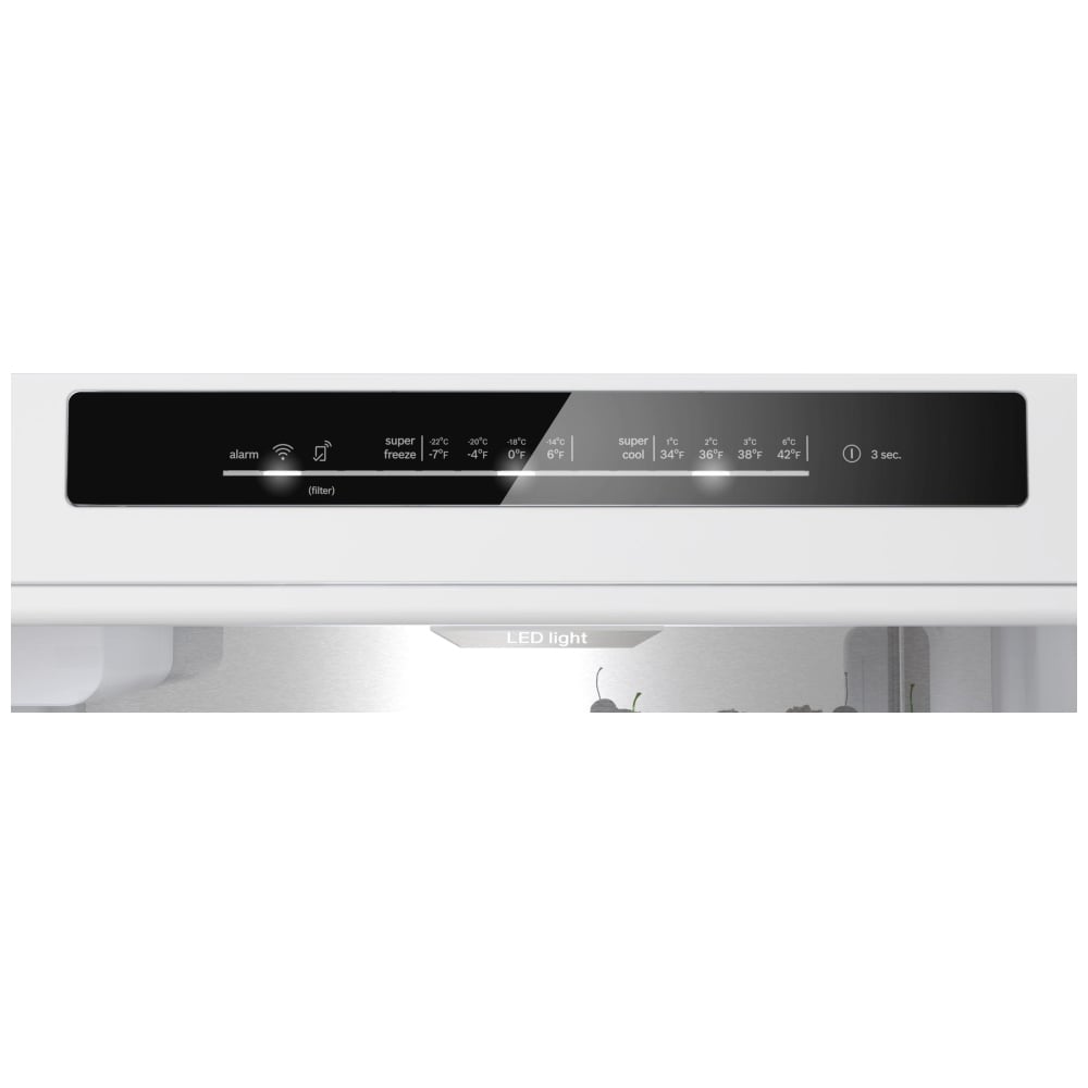 800 Series Freestanding Bottom Freezer Refrigerator, 24", Brushed steel anti-fingerprint B24CB80ESS