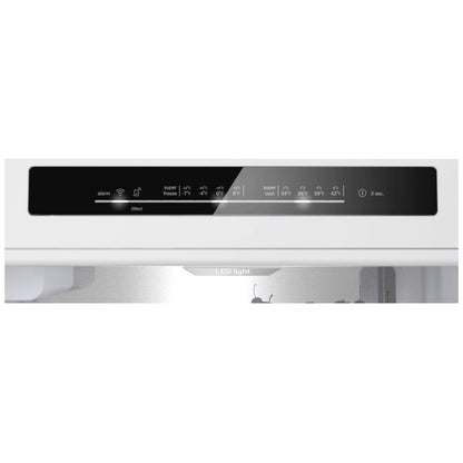 Bosch 800 Series B24CB80ESW Bottom Freezer Refrigerator, 24 inch Width, ENERGY STAR Certified, Counter Depth, 12 cu. ft. Capacity, Water Dispenser (Interior), Ice Dispenser (Freezer Located), White colour